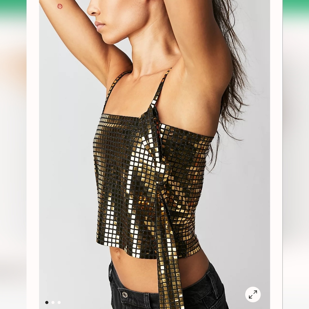 Nigel Preston Ellen Shimmer Tank NWT